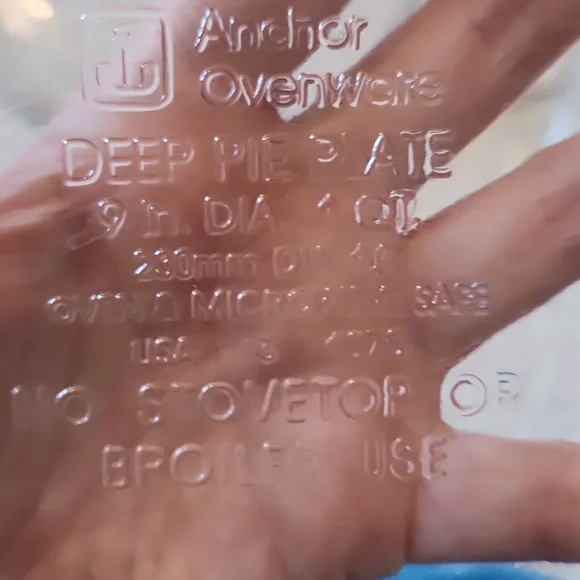 Vintage Anchor Hocking Ovenware Deep Pie Plate Scalloped Edges Set Of 4 - Picture 5 of 7